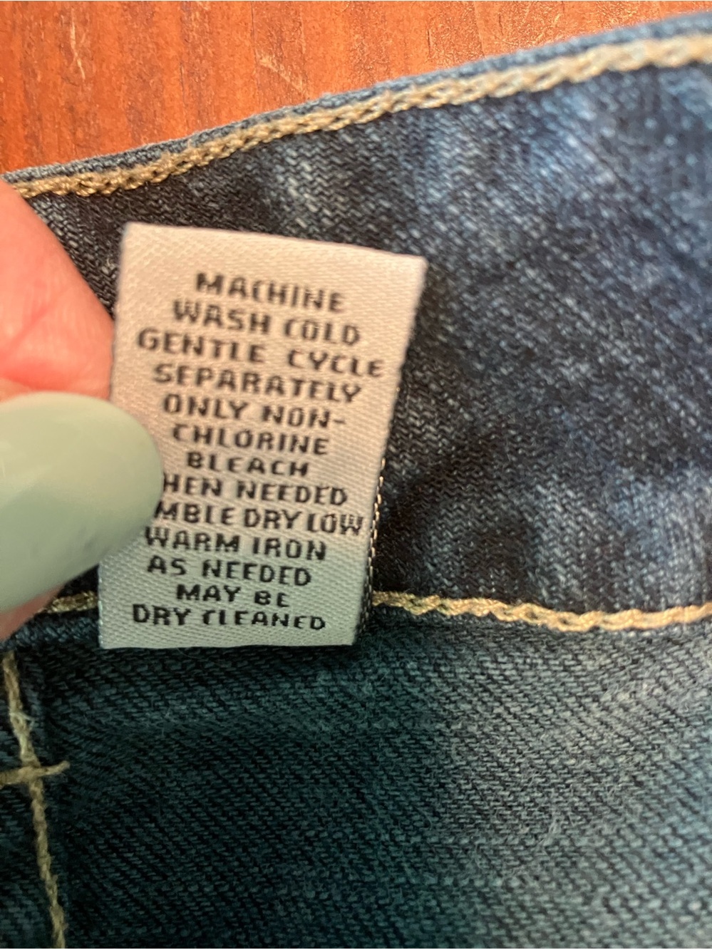 Dark Blue Chicos Platinum Bootcut Jeans size 1 Short (8 short) - Picture 10 of 11